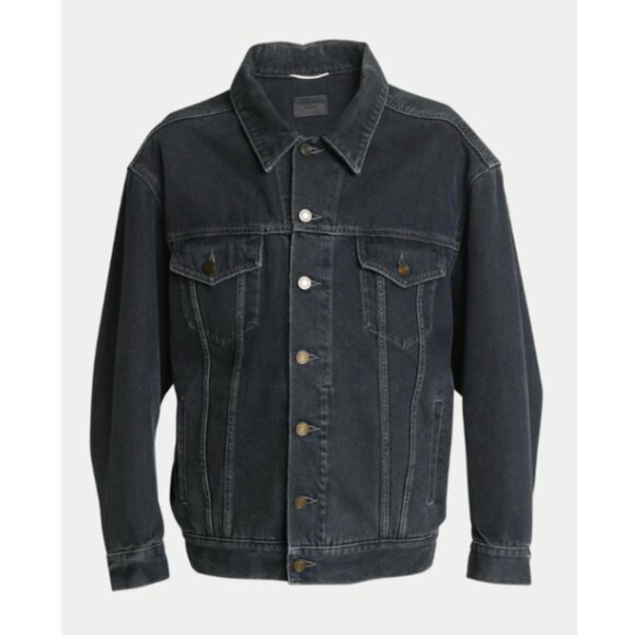 Saint Laurent Other - Saint Laurent Egg-Shaped Denim Jacket in Verde Aqua